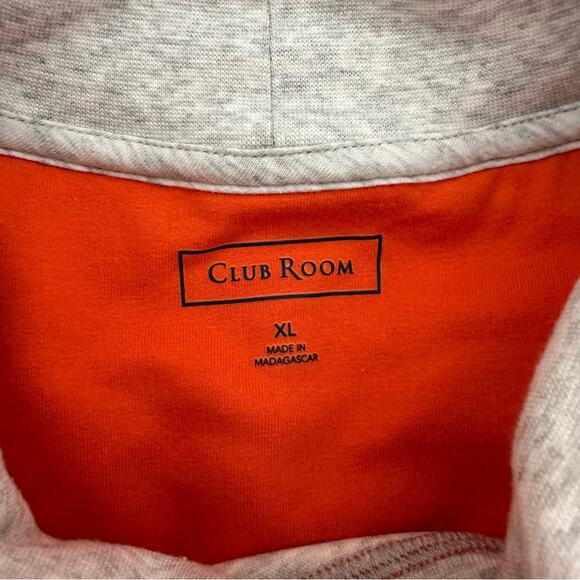 Club Room turtle neck classic sweatshirt in orange Size XL - Picture 5 of 9